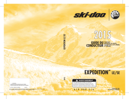 Ski-Doo Expedition LE/SE 2015 Manuel du propriétaire