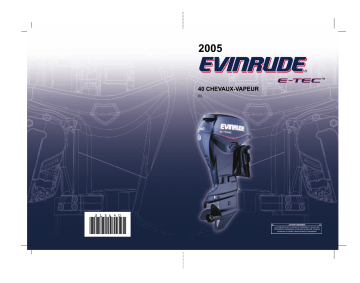 Evinrude EV 40 Rope Start E-TEC 2005 Manuel du propriétaire | Fixfr