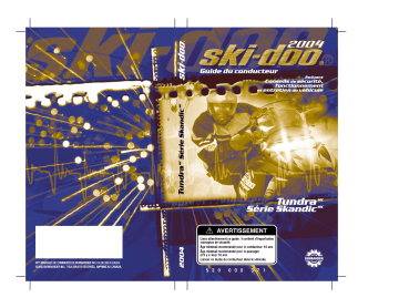 Tundra R | Skandic series | Ski-Doo Expedition 4-TEC 2004 Manuel du propriétaire | Fixfr