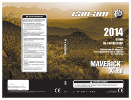 Can-Am Maverick Xxc CE 2014 Manuel du propriétaire