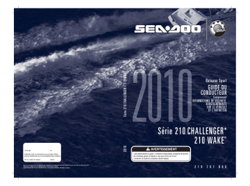 Sea-doo 210 Challenger 2010 Manuel du propriétaire | Fixfr