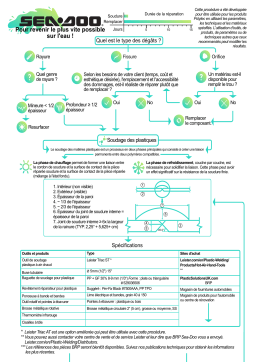 Sea-doo Polytec Repair - Easy Print Reference Manuel du propriétaire