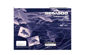 Sea-doo 3D RFI 2004 Manuel du propriétaire | Fixfr