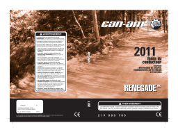 Can-Am Renegade 500/800/800 X/800 Xxc CE 2011 Manuel du propriétaire