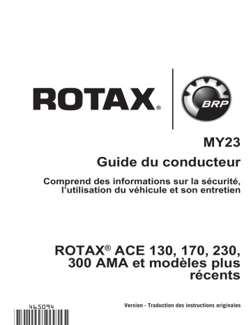 230 | 130 | Rotax 300 Manuel du propriétaire | Fixfr