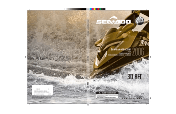 Sea-doo 3D DI 2006 Manuel du propriétaire | Fixfr
