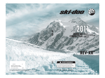 Ski-Doo Rev-XR Series 2011 Manuel du propriétaire | Fixfr