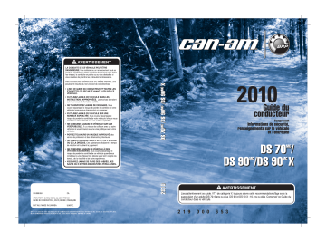 Can-Am Mini DS Series 2010 Manuel du propriétaire | Fixfr