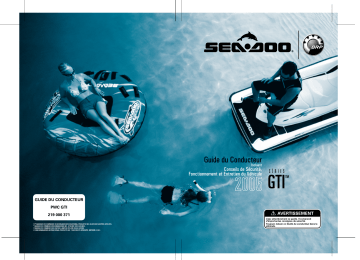 Sea-doo GTI Series 2005 Manuel du propriétaire | Fixfr