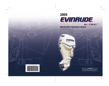 Evinrude EV 225 E-TEC 2005 Manuel du propriétaire | Fixfr