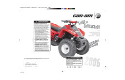 Can-Am Mini DS 50-strokes (2nd series ) 2006 Manuel du propriétaire