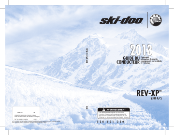 Ski-Doo REV-XP 550 F/C S 2013 Manuel du propriétaire | Fixfr