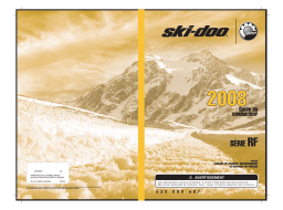 Ski-Doo Freestyle Series 2008 Manuel du propriétaire