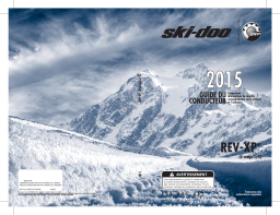 Ski-Doo REV-XP 2 Stroke L/C 2015 Manuel du propriétaire