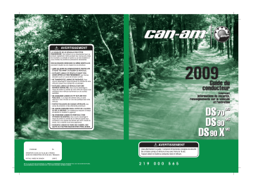 Can-Am Mini DS Series 2009 Manuel du propriétaire | Fixfr