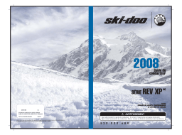 Ski-Doo MX Z Rev-XP Series 2008 Manuel du propriétaire