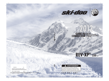 Ski-Doo REV-XP 550F 2012 Manuel du propriétaire | Fixfr