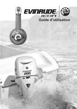 Evinrude ICON Concealed Side Mount Remote Control Manuel utilisateur