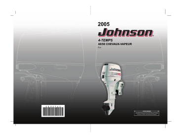 Johnson JO 50 4 Stroke 2005 Manuel du propriétaire | Fixfr