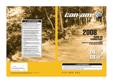 Can-Am Mini DS 70 / Mini DS 90 2008 Manuel du propriétaire | Fixfr