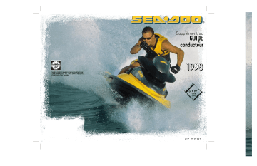 Sea-doo GTI/GTS/GTX Limited/GTX RFI 1998 Manuel du propriétaire | Fixfr