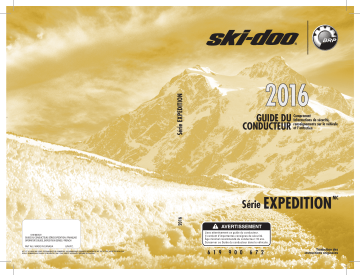Ski-Doo Expedition LE/SE 2016 Manuel du propriétaire | Fixfr