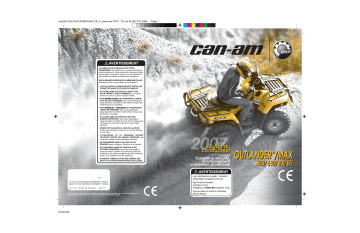 Can-Am Outlander 500/650/800 & Max 2007 Manuel du propriétaire | Fixfr