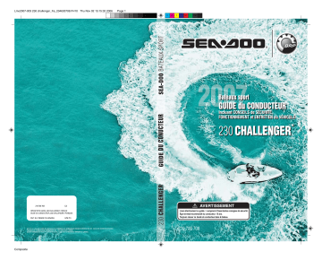 Sea-doo 230 Challenger 2007 Manuel du propriétaire | Fixfr