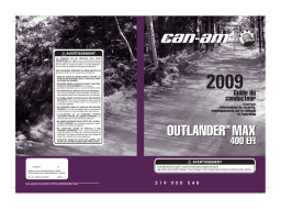 Can-Am Outlander 400 EFI Max 2009 Manuel du propriétaire