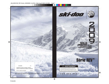 Ski-Doo REV 2009 Manuel du propriétaire | Fixfr