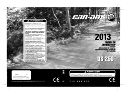Can-Am DS 250 G 2013 Manuel du propriétaire