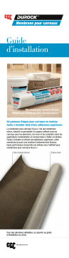 USG Membrane pour carreaux DUROCK® Guide d'installation