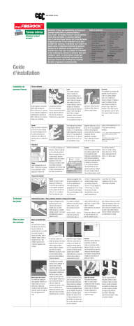 USG Panneau intérieur de marque Fiberock Aqua-Tough Ultra-Résistant Guide d'installation | Fixfr