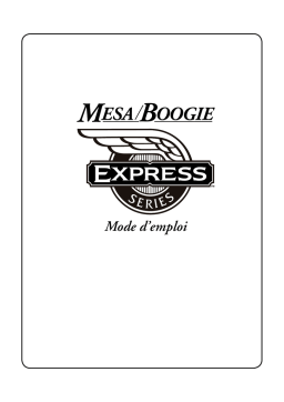 Mesa/Boogie DC5 Manuel utilisateur