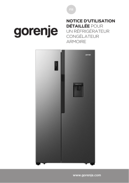 Gorenje HZLF53962 NS9FSWD Une information important