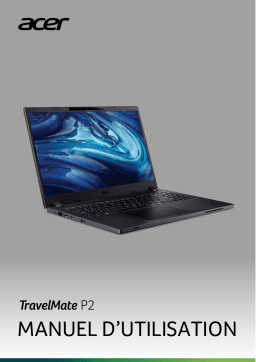 Acer TravelMate P215-54 Notebook Manuel utilisateur