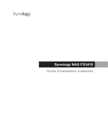 Synology FS3410 Manuel utilisateur | Fixfr