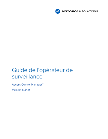 Avigilon ACM 6 Monitoring Mode d'emploi | Fixfr