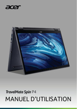 Acer TravelMate Spin P414RN-41 Notebook Manuel utilisateur