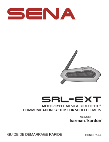 Sena SRL–EXT Guide de démarrage rapide | Fixfr