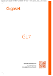 Gigaset GL7 : Mode d'emploi avec IA + PDF
