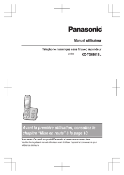 Panasonic KXTG6861SL Mode d'emploi