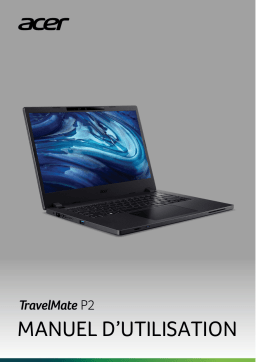 Acer TravelMate P214-54 Notebook Manuel utilisateur