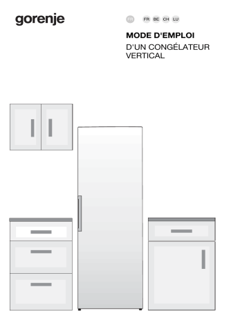 Gorenje ZOF3168SBD Congélateur armoire FN619EEW5 Une information important | Fixfr