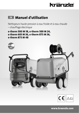 Kranzle e-therm-Series (Starlet 3) Mode d'emploi