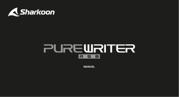 Sharkoon PureWriter RGB Keyboard Manuel du propriétaire | Fixfr