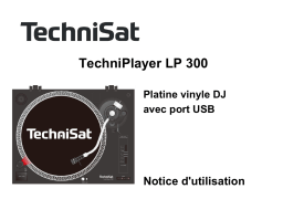 TechniSat TECHNIPLAYER LP 300 Manuel utilisateur