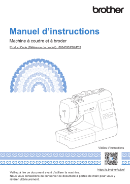 Brother Innov-is NS1850D Home Sewing Machine Manuel utilisateur