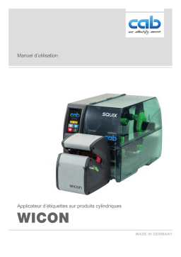 CAB Wrap-around applicator WICON Mode d'emploi