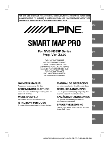 Alpine NVD-Z003 Manuel du propriétaire | Fixfr